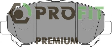 Колодки тормозные дисковые Передняя PREMIUM NISSAN QASHQAI 07-. X-TRAIL 01-. RENAULT KOLEOS 08- PROFIT 5005-2011 (фото 1)