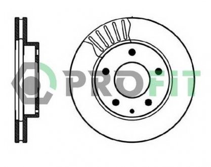 Фото автозапчасти диск тормозной Передний MAZDA 626 08/91-10/02 626 HATCHBACK 05/97-10/02 626 HATCHBACK 08/91-04/97 PREMACY 07/99- PROFIT 5010-0496