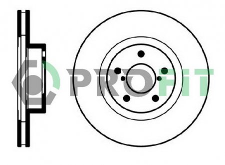 Фото автозапчастини диск тормівний Передн SUBARU FORESTER 07/02- IMPREZA ESTATE 10/00- LEGACY 01/89-08/94 LEGACY 09/94-03/99 LEGACY 10/98-08/03 PROFIT 5010-0679