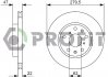 Фото автозапчастини диск гальмівний Передній FIAT SEDICI 1.6I 16V06-,1.9 MJT06-09,SUZUKI SX4 1.5I 16V 06-,1.6I 16V06-1.9 TD DDIS 06- PROFIT 5010-1620 (фото 1)