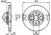 Фото автозапчастини диск гальмівний Передній AUDI A4 1.8-3.2 04-, A6 1.8-4.2 97-05, SKODA SUPERB 1.8-2.8 02-08, VW PASSAT 2.0-2.8 00-05 PROFIT 5010-1707 (фото 1)