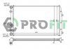 Фото автозапчастини радіатор SKODA FABIA 99-, Volkswagen POLO 01- (+A/C) PROFIT 6402A2 (фото 1)