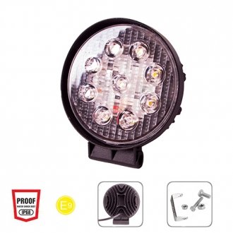 Фото автозапчастини фара робочого світла FLOOD 9Led*3W /10-30V/27W/6000K Pulso WLP-27R1F5