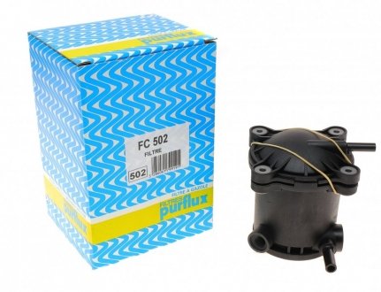 Корпус паливного фільтра Citroen Berlingo/Fiat Scudo 1.9TD (C422) (з кришкою) Purflux FC502
