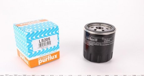 Фільтр масляний Opel 1.0-2.4i 62-00 (бензин) Purflux LS205 (фото 1)