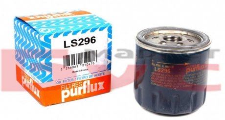 Фильтр масляный Fiat Doblo 1.2 00- Purflux LS296 (фото 1)