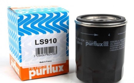 Фильтр масляный Fiat Doblo 1.2/1.4 00-/Opel Combo 1.4 2012- Purflux LS910 (фото 1)