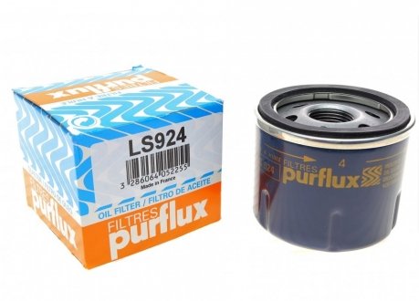 Фільтр масляний Renault Kangoo 1.2 97-09 (бензин) Purflux LS924 (фото 1)