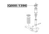 Фото автозапчасти опора амортизатора заднего HYUNDAI IX35 (LM, EL, ELH) 1.6 (G4FD) 2010.11- Q-FIX Q0001396 (фото 2)