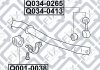 Втулка переднего стабилизатора LEXUS LX460/570 URJ20# 2007- Q-FIX Q001-0038 (фото 2)