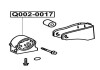 Фото автозапчасти сайлентблок передней подушки двигателя TOYOTA CALDINA (_T21_) 1.8 (AT211G_) 10.1997 - 08.2002 Q-FIX Q0020017 (фото 2)