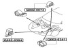 Фото автозапчасти подушка двигателя задняя мкпп MITSUBISHI CARISMA (DA_) 1.6 (DA1A) (4G92 (SOHC 16V)) 1995.07-2006.06 Q-FIX Q002-0074 (фото 2)