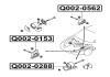 Фото автозапчастини подушка двигуна передня акпп MITSUBISHI CARISMA (DA_) 1.6 (DA1A) (4G92 (SOHC 16V)) 1995.07-2006.06 Q-FIX Q0020153 (фото 2)