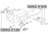 Фото автозапчасти подушка двигателя задняя NISSAN PATROL (GR) Y61 1997-2010 Q-FIX Q0020165 (фото 2)