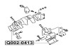 Подушка двигуна передня CHRYSLER IMPORT 1984-1996 Q-FIX Q002-0413 (фото 2)