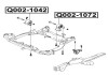 Фото автозапчасти подушка двигателя задняя HYUNDAI ELANTRA (FD) 1.4 (G4FA) 2007.10-2011.11 Q-FIX Q0021072 (фото 2)