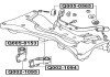 Фото автозапчастини подушка заднього диференціала права MITSUBISHI AIRTREK CU# 2001-2005 Q-FIX Q002-1095 (фото 2)