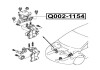 Фото автозапчасти подушка двигателя правая (гидравлическая) MITSUBISHI GRANDIS (NA_W) 2.4 MIVEC (NA4W) 04.2004 - 12.2011 Q-FIX Q002-1154 (фото 2)