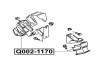 Фото автозапчастини подушка двигуна передня MITSUBISHI GALANT IV (E3_A) 2.0 (E39A, E38A, E33A) (4G63 (SOHC 8V)) 1987.11-1992.10 Q-FIX Q002-1170 (фото 1)