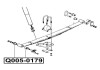 Сайлентблок передній задньої ресори MAZDA B-SERIE (UF) 2.0 01.1985 - 03.1996 Q-FIX Q0050179 (фото 2)