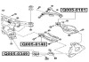 Фото автозапчасти сайлентблок задней поперечной тяги INFINITI EX 25 (VQ25HR) 2010.04- Q-FIX Q0050181 (фото 2)