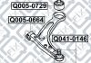 Сайлентблок передній переднього важеля CHRYSLER COMPASS/PATRIOT 2006-2010 Q-FIX Q0050664 (фото 2)