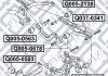 Сайлентблок задньої поперечної тяги AUDI A1 (8X1, 8XK, 8XF) 1.2 TFSI (CBZA) 2010.05- Q-FIX Q0050678 (фото 2)