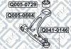 Сайлентблок задний переднего рычага CHRYSLER COMPASS/PATRIOT 2006-2010 Q-FIX Q0050729 (фото 2)