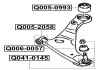 Фото автозапчасти сайлентблок задний переднего рычага MITSUBISHI ECLIPSE DK2A/DK4A USA 2006- Q-FIX Q0050993 (фото 2)