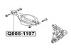 Фото автозапчастини сайлентблок задньої підвіски INFINITI M35/45 (Y50) 2004-2010 Q-FIX Q0051197 (фото 2)