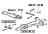 Фото автозапчасти сайлентблок заднего рычага HONDA BALLADE IV HATCHBACK (EC, ED, EE) 1.3 (EC8) (D13B1) 1987.10-1989.12 Q-FIX Q0051473 (фото 2)