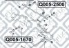 Сайлентблок задней продольной тяги NISSAN MISTRAL (R20) 2.4 4WD (KA24E) 1996.05-2002.01 Q-FIX Q0051476 (фото 2)