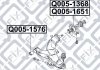 Сайлентблок задний переднего правого рычага (гидравлический) SUBARU FORESTER (SF) 2.0 AWD (EJ20) 1997.08-2002.09 Q-FIX Q0051651 (фото 2)