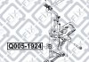 Сайлентблок задний переднего рычага CHRYSLER CIRRUS 2.0 LX 05.1994 - 09.1997 Q-FIX Q005-1924 (фото 2)