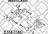 Сайлентблок подушки дифференциала MITSUBISHI PAJERO III MONTERO V65W/V75W 2000-2006 Q-FIX Q005-2053 (фото 2)