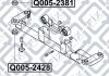 Подушка подрамника MITSUBISHI DELICA / SPACE GEAR 2.0 09.1995 - 10.2002 Q-FIX Q005-2381 (фото 1)