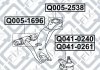 Сайлентблок задний переднего рычага LEXUS ES (AVV6_, GSV6_, ASV6_) 250 (AVV60_, ASV60_) (2AR-FE) 2012.06- Q-FIX Q0052538 (фото 3)
