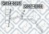 Тяга стабилизатора передняя MITSUBISHI AIRTREK CU# 2001-2005 Q-FIX Q0340025 (фото 2)