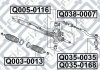 Наконечник рулевой левый ACURA TSX 2004-2008 Q-FIX Q035-0035 (фото 2)