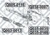 Наконечник рульової правий ACURA TSX 2004-2008 Q-FIX Q035-0168 (фото 2)