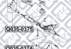 Наконечник рулевой левый TOYOTA LAND CRUISER 100 (_J1_) 4.2 TD (HDJ100_) 01.1998 - 08.2007 Q-FIX Q035-0374 (фото 2)