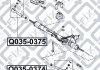 Наконечник рулевой правый TOYOTA LAND CRUISER 100 (_J1_) 4.2 TD (HDJ100_) 01.1998 - 08.2007 Q-FIX Q035-0375 (фото 2)