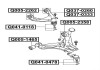 Опора шаровая переднего верхнего рычага MITSUBISHI L 200 (KB_T, KA_T) 2.4 CNG (4G64 (SOHC 16V)) 2010.04- Q-FIX Q0410118 (фото 2)