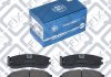 Колодки тормозные передние дисковые FORD ASIA/OZEANIA TELSTAR SALOON 2.2 (F2D3) 1987.11-1991.07 Q-FIX Q0930737 (фото 2)