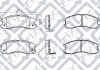 Колодки тормозные передние дисковые FORD ASIA/OZEANIA TELSTAR SALOON 2.2 (F2D3) 1987.11-1991.07 Q-FIX Q0930737 (фото 3)