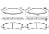 Фото автозапчастини колодки гальмівні передні дискові ACURA TSX (CU_) 2.4 (K24Z3) 2010.09- Q-FIX Q0930795 (фото 2)