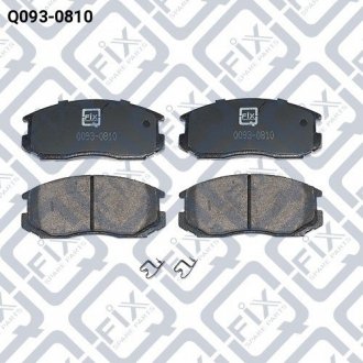 Колодки тормозные передние дисковые DAIHATSU ATRAI BUS (S22_, S23_) 1.3 (K3-VE) 2000.07-2011.11 Q-FIX Q093-0810