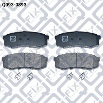 Колодки тормозные задние дисковые LEXUS GX (_J12_) 470 (2UZ-FE) 2001.11-2009.11 Q-FIX Q0930893