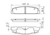 Фото автозапчасти колодки тормозные задние дисковые FORD ASIA/OZEANIA IXION ESTATE (BU1) 1.8 GS (FP55) 1998.08-2003.09 Q-FIX Q0930921 (фото 2)