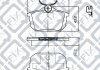 Колодки тормозные задние дисковые MITSUBISHI CARISMA (DA_) 1.6 (DA1A) (4G92 (SOHC 16V)) 1995.07-2006.06 Q-FIX Q0930949 (фото 3)